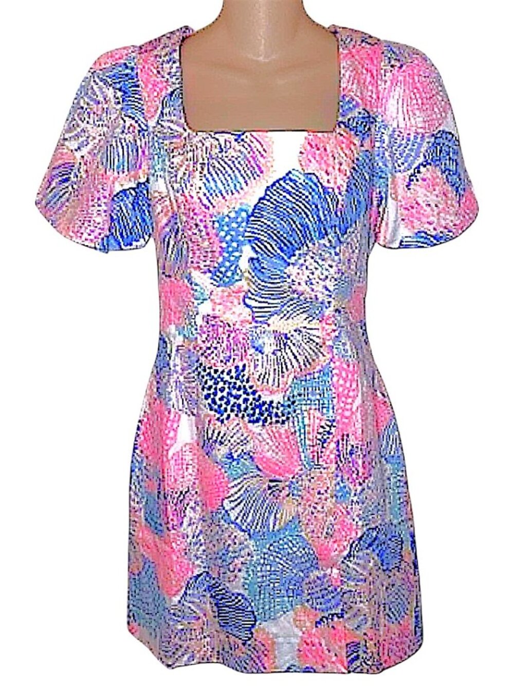 Lilly Pulitzer Kalinara Sleeved Romper in Multi/Roar of the Seas NWT - Size 6 - Picture 6 of 8